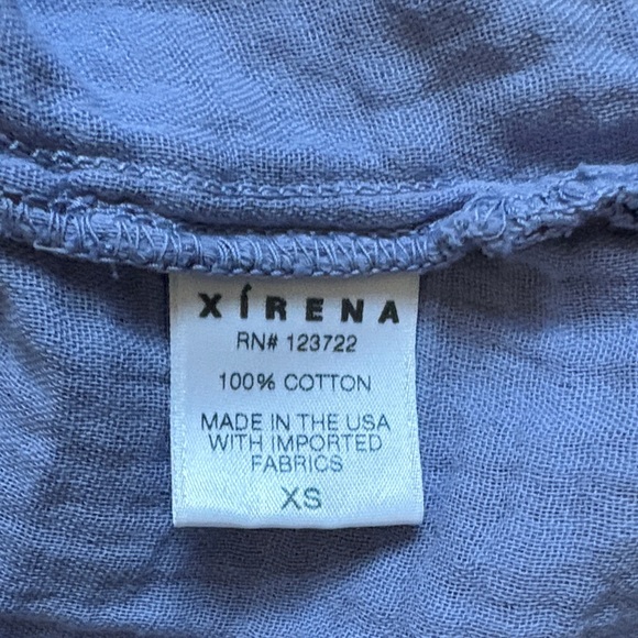 Xirena Avery V-Neck Shirt - Periwinkle - Picture 6 of 7